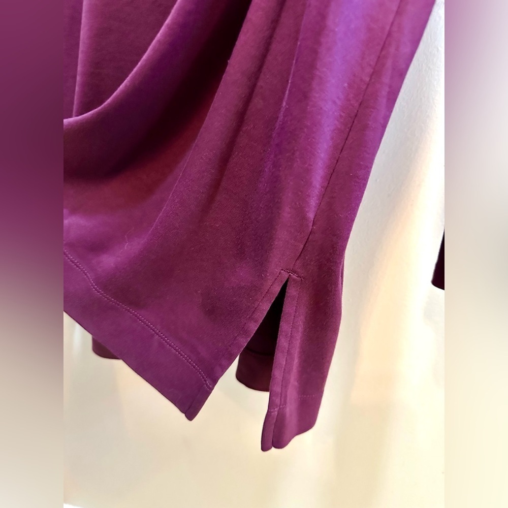 J. Jill Simply Supima Cotton V-Neck Slit On the Side Long Sleeve Size XL - Picture 6 of 6